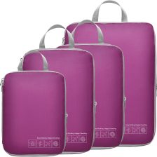 Compression Packing Cubes for Travel Women - Travel Bags Luggage Organizers Travel Essentials Compression Cubes for Travel Carry on Suitcases