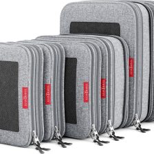 Compression Packing Cubes for Travel Organizers with Double Zipper, LeanTravel